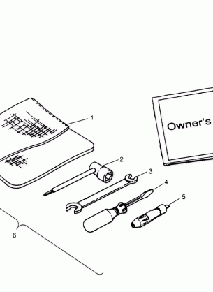 TOOL KIT ASSEMBLY Sportsman 4x4 W958040 (4930403040C009)