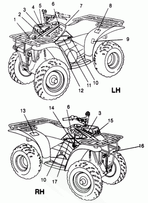 DECALS 4x4 300 W958130 (4930183018A007)