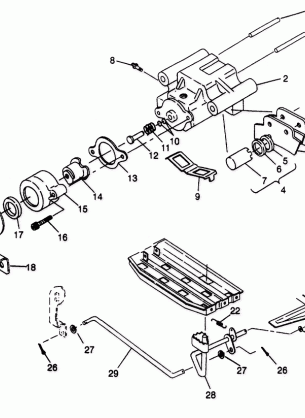 REAR BRAKE ASSEMBLY 4x4 300 W958130 (4930183018C005)