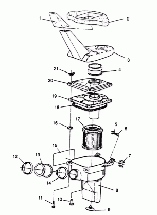 AIR BOX ASSEMBLY 4x4 300 W958130 (4930183018B001)