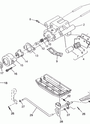 REAR BRAKE ASSEMBLY SWEDISH 4x4 400L S948140 (4926912691C005)