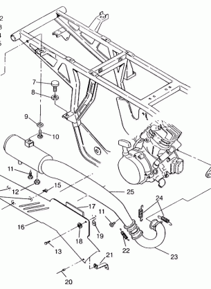 EXHAUST SYSTEM SWEDISH 4x4 400L S948140 (4926912691A012)