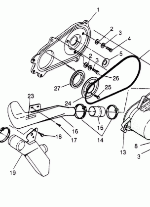 CLUTCH COVER ASSEMBLY 4x4 300 W948130 (4926762676B014)