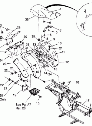 REAR CAB ASSEMBLY - W948130 (4926762676A006)