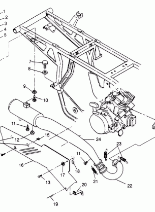 EXHAUST SYSTEM - W948130 (4926762676A010)