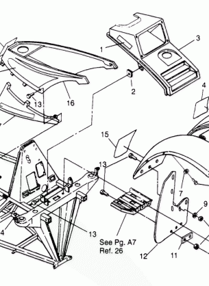 FRONT CAB ASSEMBLY - W948130 (4926762676A005)