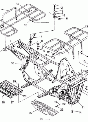 BUMPER / RACK MOUNTING - W948130 (4926762676A007)