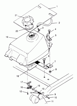 FUEL TANK ASSEMBLY - W948130 (4926762676A011)