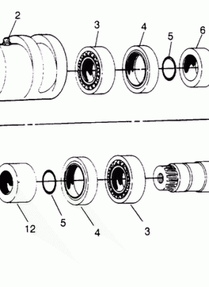 CENTER TIGHTENER ASSEMBLY 4x4 300 W948130 (4926762676B012)