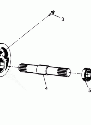 FRONT TIGHTENER ASSEMBLY  4X4 400L W948140 (4926772677B002)