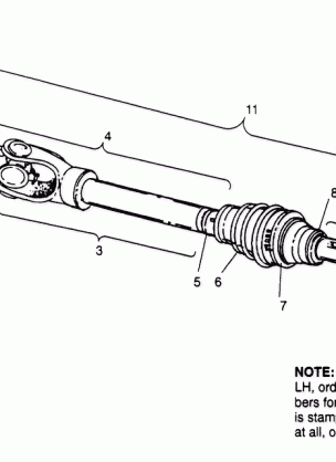 CV JOINT 4X4 400L W948140 (4926772677B003)