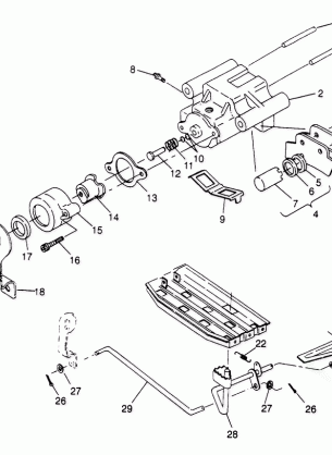 REAR BRAKE ASSEMBLY  4X4 400L W948140 (4926772677C004)