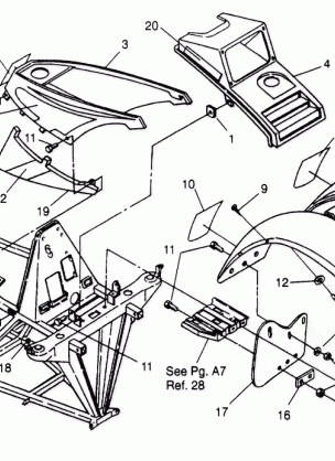 FRONT CAB ASSEMBLY Trail Boss W948527 (4926822682A005)