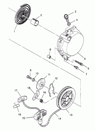 RECOIL STARTER Sport 400L W948540 (4927232723C013)