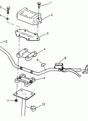 STEERING - HANDLEBAR Sport 400L W948540 (4927232723B004)