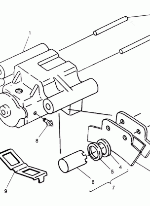 REAR BRAKE ASSEMBLY 6x6 400L W948740 (4926802680C009)