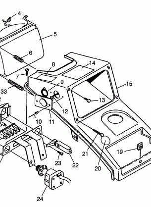 HEADLIGHT Sportsman 4x4 W948040 (4926842684A013)