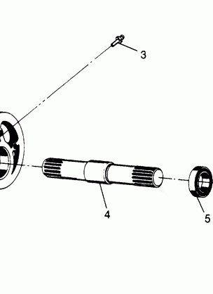 FRONT TIGHTENER ASSEMBLY Sportsman 4x4 W948040 (4926842684B002)