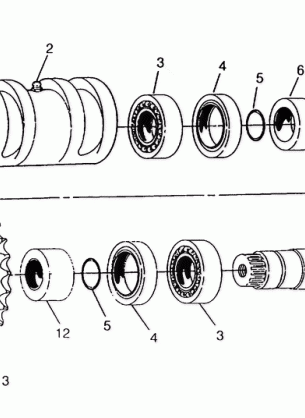 CENTER TIGHTENER ASSEMBLY 6x6 400L SWEDISH S948740 and  NORWEGIAN N948740 (4926812681027A)