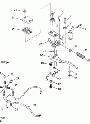 CONTROLS - MASTER CYLINDER / BRAKE LINE SWEDISH 4x4 400L S948140 (4926912691B013)