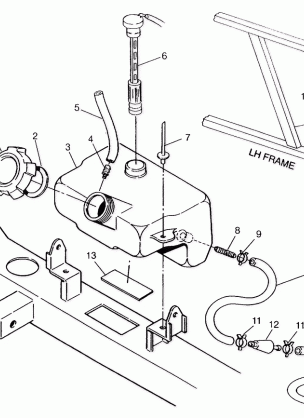 OIL TANK ASSEMBLY SWEDISH 4x4 400L S948140 (4926912691A014)