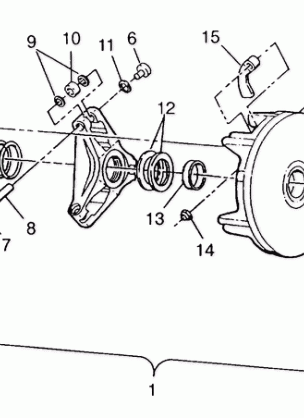 DRIVE CLUTCH ASSEMBLY SWEDISH 4x4 400L S948140 (4926912691C002)