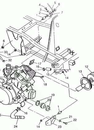 ENGINE MOUNTING SWEDISH 4x4 400L S948140 (4926912691A010)