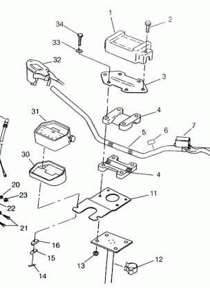 STEERING - HANDLEBAR SWEDISH 4x4 400L S948140 (4926912691B008)