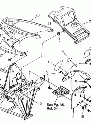 FRONT CAB ASSEMBLY SWEDISH 4x4 400L S948140 (4926912691A006)