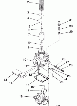 CARBURETOR SWEDISH 4x4 400L S948140 (4926912691D003)