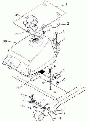 FUEL TANK ASSEMBLY SWEDISH 4x4 400L S948140 (4926912691A013)