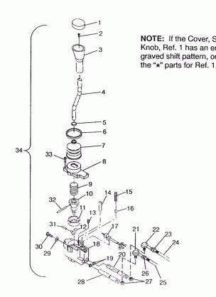 SHIFT LINKAGE ASSEMBLY 6x6 400L SWEDISH S948740 and  NORWEGIAN N948740 (4926812681045A)