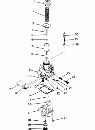 CARBURETOR Trail Blazer W947221 (4926832683C010)