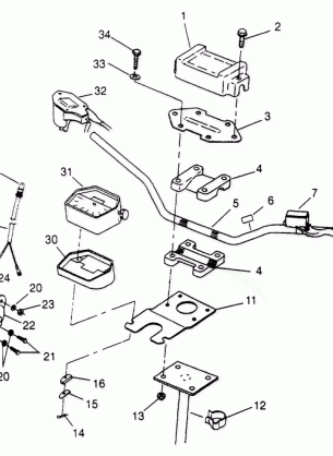 STEERING - HANDLEBAR Sportsman 4x4 W948040 (4926842684B007)