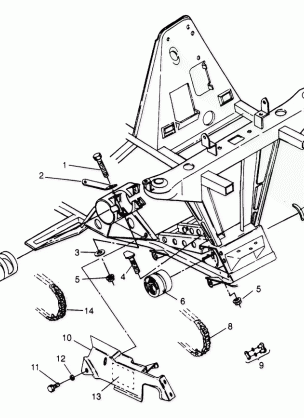 FRONT DRIVE ASSEMBLY Sportsman 4x4 W948040 (4926842684B001)