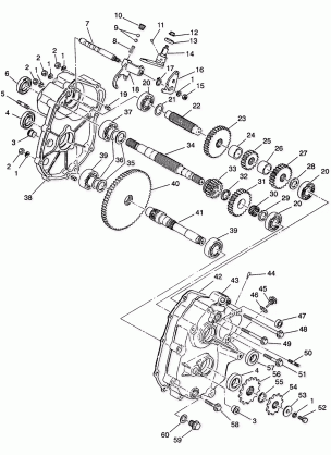 GEARCASE ASSEMBLY 4X4 350L W938139 (4924052405033A)