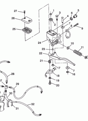 CONTROLS- MASTER CYLINDER / BRAKE LINE 4X4 350L S938139 (4924342434021A)