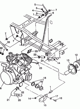 ENGINE MOUNTING 4X4 350L S938139 (4924342434004A)