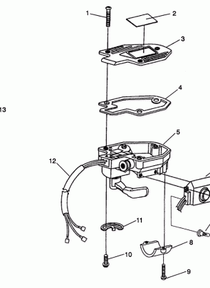 CONTROLS - THROTTLE ASM. / CABLE 6X6 350L W938739 (4924062406021A)