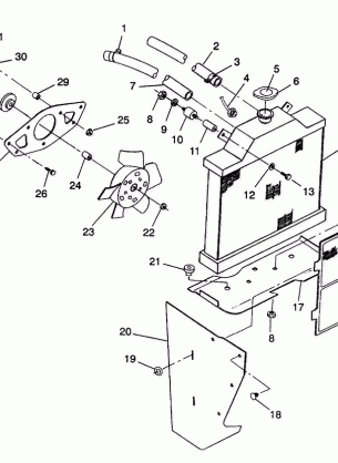 COOLING SYSTEM 6X6 350L W938739 (4924062406006A)