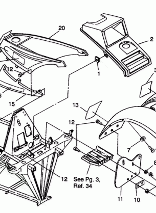 FRONT CAB ASSEMBLY 4X4 350L W938139 (4924052405001A)