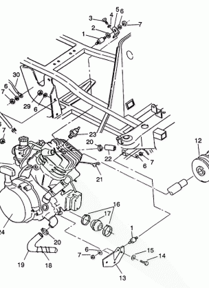 ENGINE MOUNTING 6X6 350L W938739 (4924062406005A)