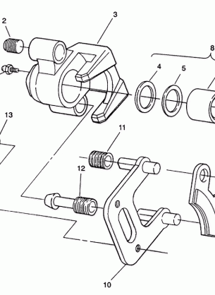 FRONT BRAKE ASSEMBLY 6X6  W938739 (4924062406017A)