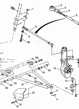 A-ARM / STRUT MOUNTING 6X6 350L S938739 (4924362436020A)