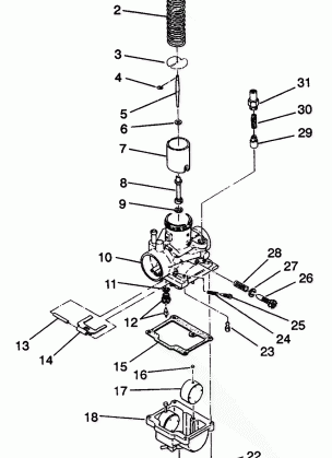 CARBURETOR 6X6 350L W938739 (4924062406047A)