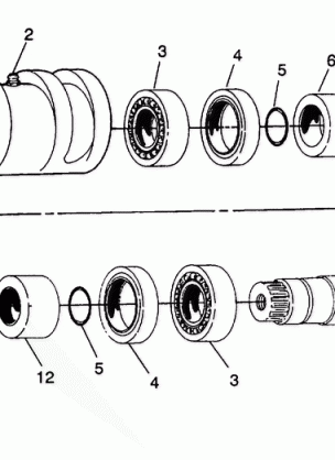 CENTER TIGHTENER ASSEMBLY 6X6 350L W938739 (4924062406026A)