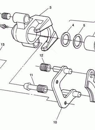 MIDDLE AXLE BRAKE ASSEMBLY          6x6 350L C938739 (4924362436025A)