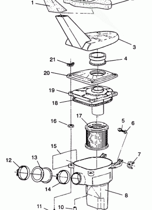 AIR BOX ASSEMBLY  Trail Blazer W937221 (4924082408009A)