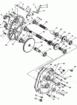 GEARCASE ASSEMBLY Trail Blazer W937221 (4924082408027A)