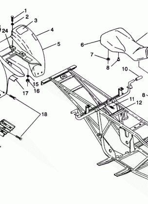 REAR CAB ASSEMBLY 6X6 350L W938739 (4924062406002A)